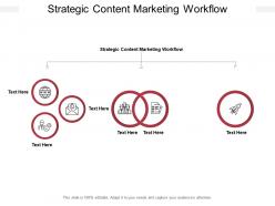Strategic content marketing workflow ppt powerpoint presentation gallery graphics example cpb