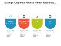 Strategic corporate finance human resources trainings project financing training cpb