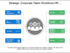 Strategic Corporate Talent Workforce Hr Consulting Integration With Icons