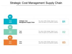 Strategic cost management supply chain ppt powerpoint presentation show skills cpb