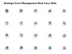 Strategic crisis management deck icons slide ppt demonstration