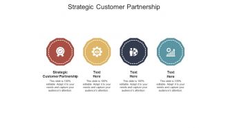 Strategic customer partnership ppt powerpoint presentation model format ideas cpb