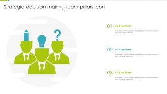 Strategic Decision Making Team Pillars Icon