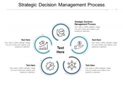 Strategic decision management process ppt powerpoint presentation slides ideas cpb