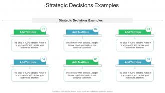 Strategic Decisions Examples In Powerpoint And Google Slides Cpb