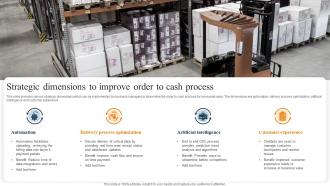Strategic Dimensions To Improve Order To Cash Process