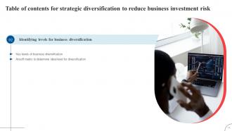 Strategic Diversification To Reduce Business Investment Risk Strategy CD V Graphical Aesthatic