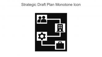 Strategic Draft Plan Monotone Icon In Powerpoint Pptx Png And Editable Eps Format