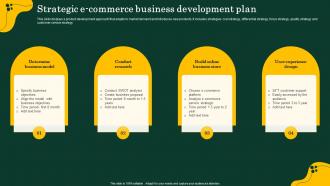 Strategic E Commerce Business Development Plan