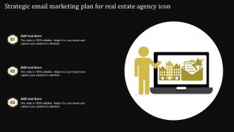 Strategic Email Marketing Plan For Real Estate Agency Icon