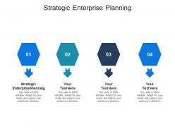 Strategic enterprise planning ppt powerpoint presentation gallery show cpb