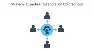 Strategic Expertise Collaboration Colored Icon In Powerpoint Pptx Png And Editable Eps Format