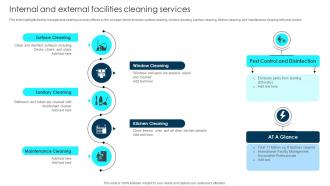 Strategic Facilities And Building Management Internal And External Facilities Cleaning Services