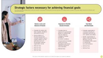 Strategic Factors Necessary For Achieving Financial Goals Investment Strategy For Long Strategy SS V