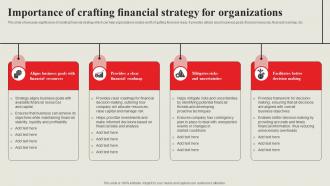 Strategic Financial Management Importance Of Crafting Financial Strategy For Strategy SS V