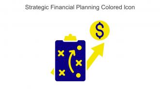 Strategic Financial Planning Colored Icon In Powerpoint Pptx Png And Editable Eps Format
