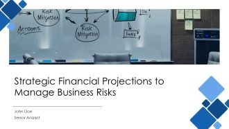Strategic Financial Projections To Manage Business Risks PPT Presentation AT