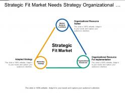 Strategic fit market needs strategy organizational resources