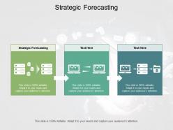 Strategic forecasting ppt powerpoint presentation icon grid cpb