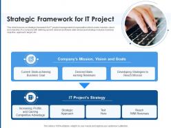 Strategic Framework For IT Project