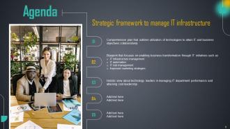 Strategic Framework To Manage IT Infrastructure Powerpoint Presentation Slides Strategy CD Designed Engaging
