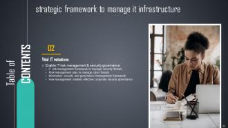 Strategic Framework To Manage IT Infrastructure Powerpoint Presentation Slides Strategy CD Customizable Adaptable