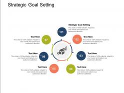 Strategic goal setting ppt powerpoint presentation show cpb