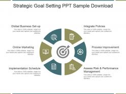 Strategic goal setting ppt sample download