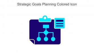 Strategic Goals Planning Colored Icon In Powerpoint Pptx Png And Editable Eps Format
