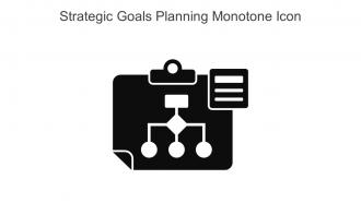Strategic Goals Planning Monotone Icon In Powerpoint Pptx Png And Editable Eps Format