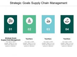 Strategic goals supply chain management ppt powerpoint presentation summary design inspiration cpb