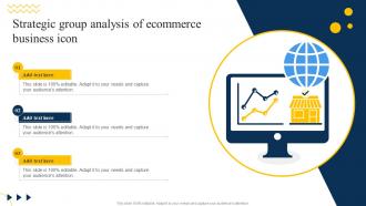Strategic Group Analysis Of Ecommerce Business Icon