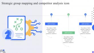 Strategic Group Mapping And Competitor Analysis Icon