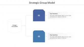 Strategic Group Model Ppt Powerpoint Presentation Portfolio Gallery Cpb
