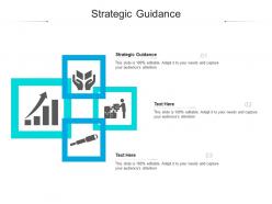 Strategic guidance ppt powerpoint presentation ideas clipart cpb