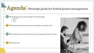 Strategic Guide For Hybrid Project Management Powerpoint Presentation Slides Template Designed