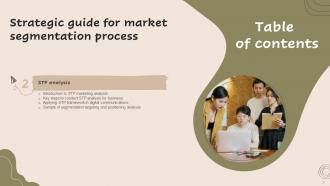 Strategic Guide For Market Segmentation Process Powerpoint Presentation Slides MKT CD V Slides Image