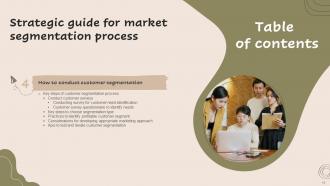 Strategic Guide For Market Segmentation Process Powerpoint Presentation Slides MKT CD V Compatible Image