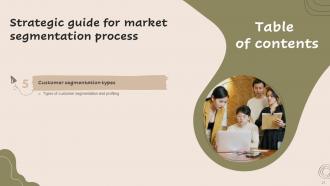 Strategic Guide For Market Segmentation Process Powerpoint Presentation Slides MKT CD V Appealing Image