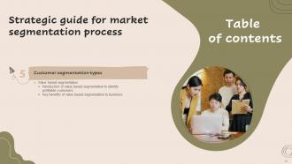 Strategic Guide For Market Segmentation Process Powerpoint Presentation Slides MKT CD V Idea Images