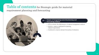 Strategic Guide For Material Requirement Planning And Forecasting Powerpoint Presentation Slides Adaptable Content Ready