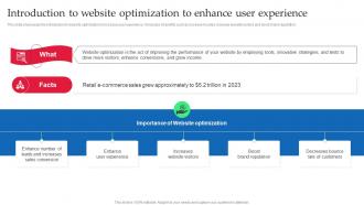 Strategic Guide Of Tourism Marketing Introduction To Website Optimization To Enhance User MKT SS V