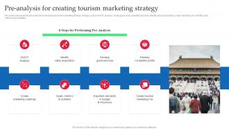 Strategic Guide Of Tourism Marketing Pre Analysis For Creating Tourism Marketing Strategy MKT SS V