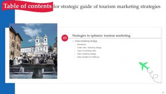 Strategic Guide Of Tourism Marketing Strategies Powerpoint Presentation Slides MKT CD V Designed Impressive