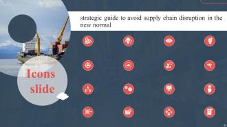 Strategic Guide To Avoid Supply Chain Disruption In The New Normal Strategy CD V Images Compatible