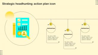 Strategic Headhunting Action Plan Icon