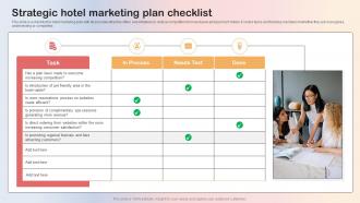 Strategic Hotel Marketing Plan Checklist