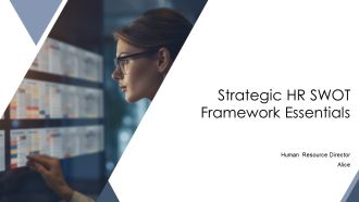 Strategic HR SWOT Framework Essentials PPT Guidelines AT