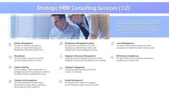 Strategic hrm consulting services ppt powerpoint presentation layouts icons
