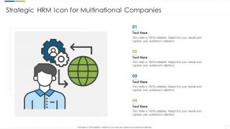 Strategic HRM Icon For Multinational Companies